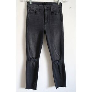 MOTHER The Looker Ankle Fray Jeans - Size 24